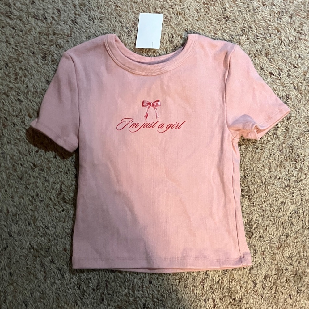 Charming Pink Short Sleeve Tee
